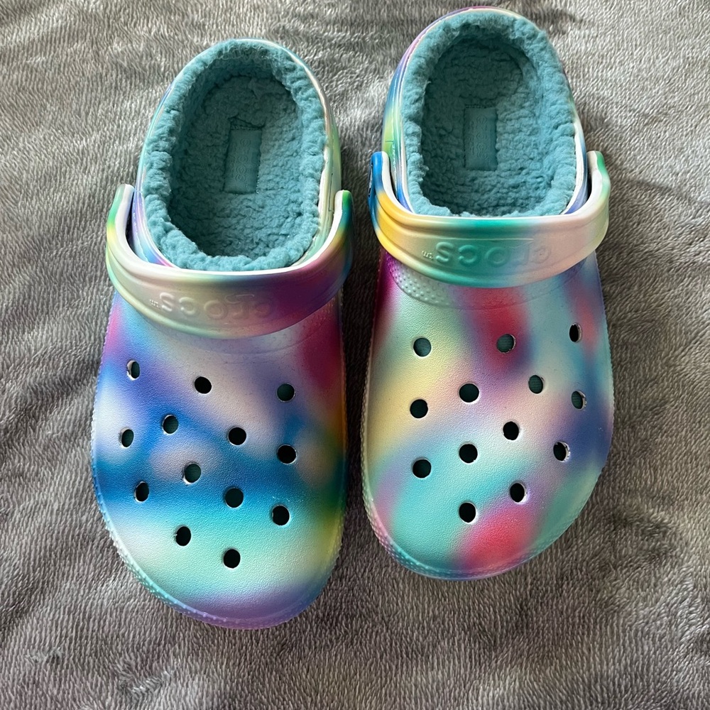 Fuzzy crocs!